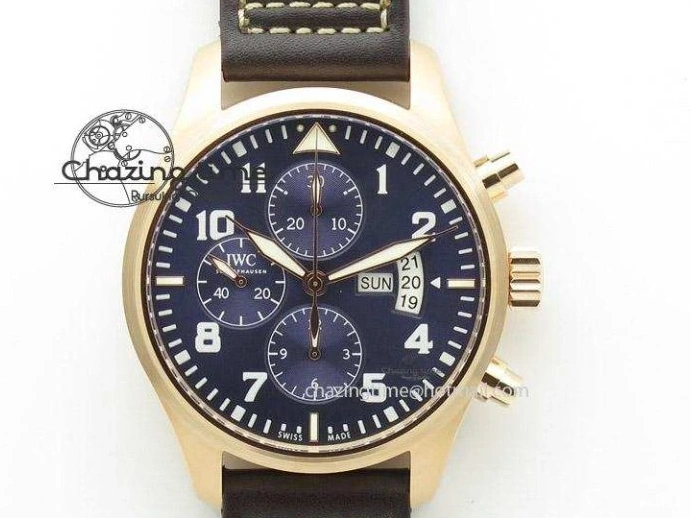 MIROTIME 0511 Casual Portuguese Chrono IW3716 Z+F 1:1 Best Edition White Dial on Blue Rubber Strap A 7016